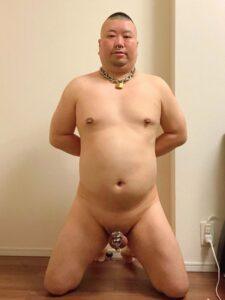 Pig slave Yoshiyuki Imoto full naked exposed