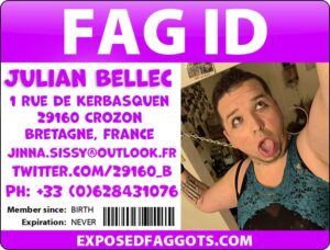 Julian Bellec french sissy faggot