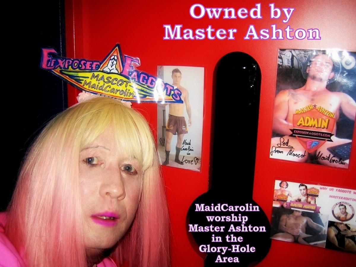 Mascot Whore MaidCaolin worship Master Ashton