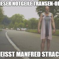 notgeile Transensau zur öffentlichen Erniedrigung freigegeben
